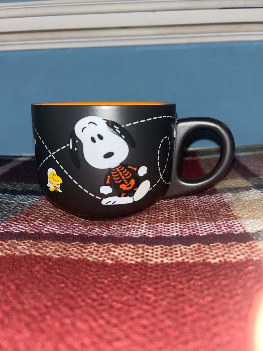 Hallmark Black & Orange Snoopy Halloween Mug